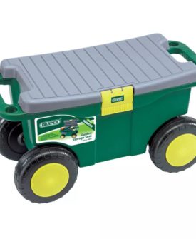 Draper Tools haveredskabsvogn og sæde 56 x 27,2 x 30,4 cm grøn 60852