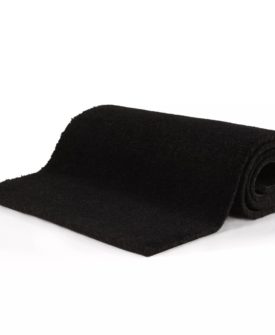 vidaXL dørmåtte coir 24 mm 100 x 300 cm sort